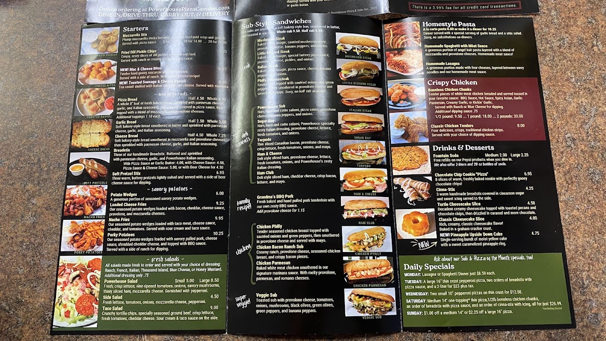 Menu Powerhouse Pizza & Subs-3