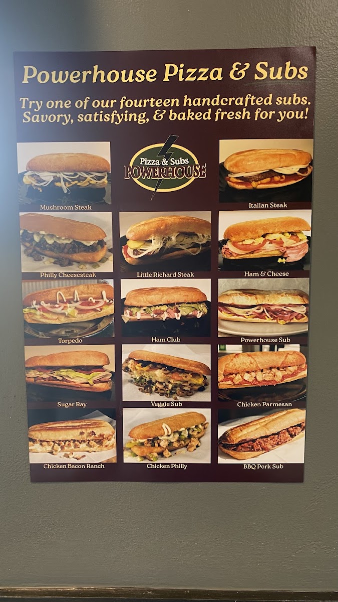 Menu Powerhouse Pizza & Subs-8